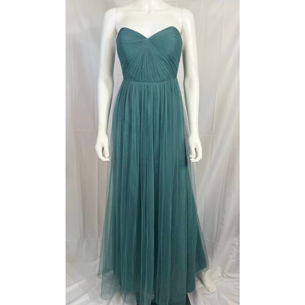 Dusty Blue Tulle Gown